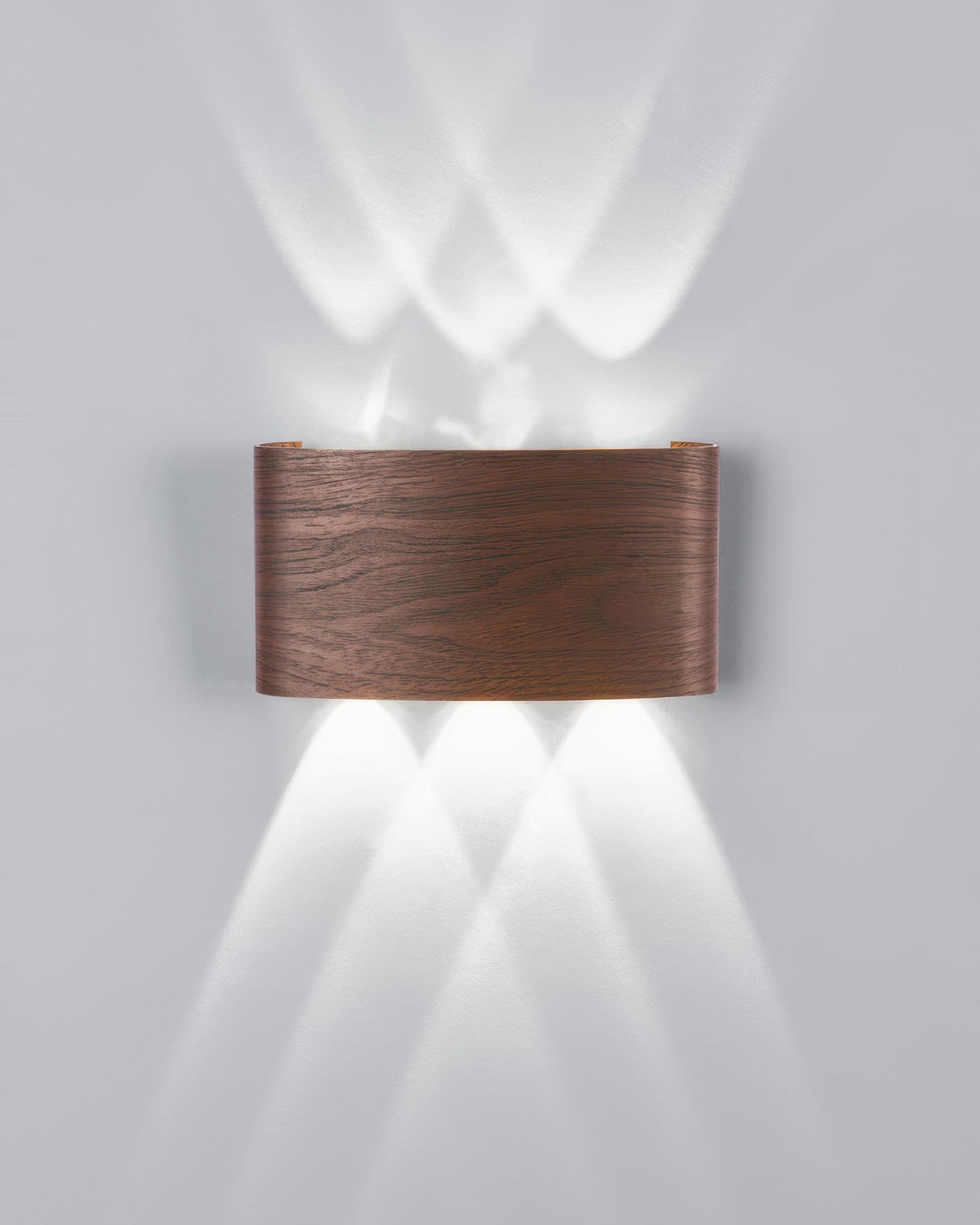 Lampe murale LED Lumina avec effet bois