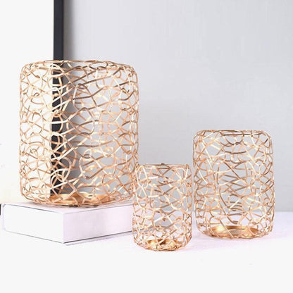 Floroux candle holder set | Modern candle holder | Decorative table decoration | Elegant design
