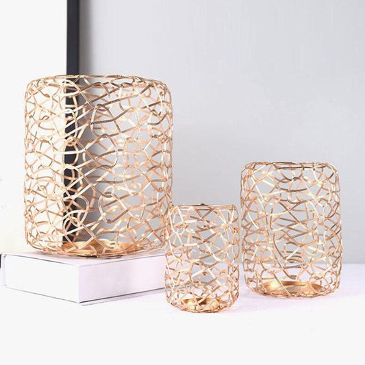Floroux candle holder set | Modern candle holder | Decorative table decoration | Elegant design