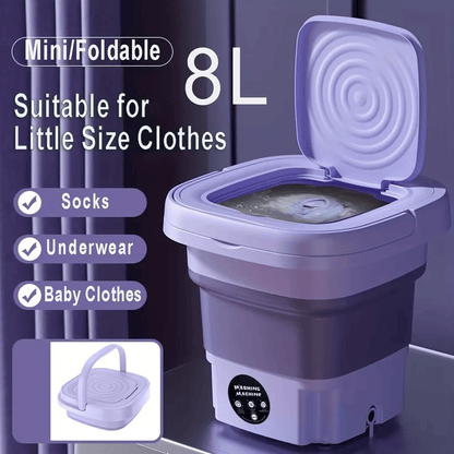CleanEase - Machine à laver portable pliable