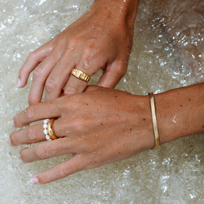 Bracelet élégant Lana en chevrons