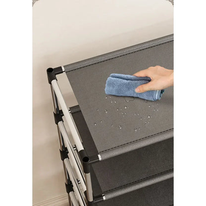 Étagère à chaussures haute : Solution de rangement peu encombrante, stable et durable