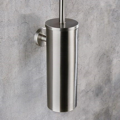 Porte-brosse WC mural moderne - SteelMate - Accessoire de salle de bain élégant pour une hygiène optimale