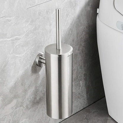 Porte-brosse WC mural moderne - SteelMate - Accessoire de salle de bain élégant pour une hygiène optimale