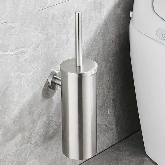 Porte-brosse WC mural moderne - SteelMate - Accessoire de salle de bain élégant pour une hygiène optimale