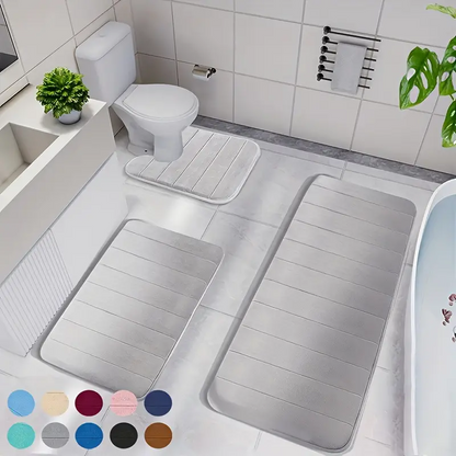 Floroux | Tapis de bain doux et antidérapants Set
