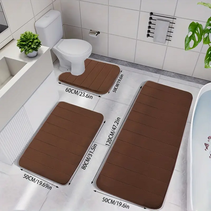 Floroux | Tapis de bain doux et antidérapants Set