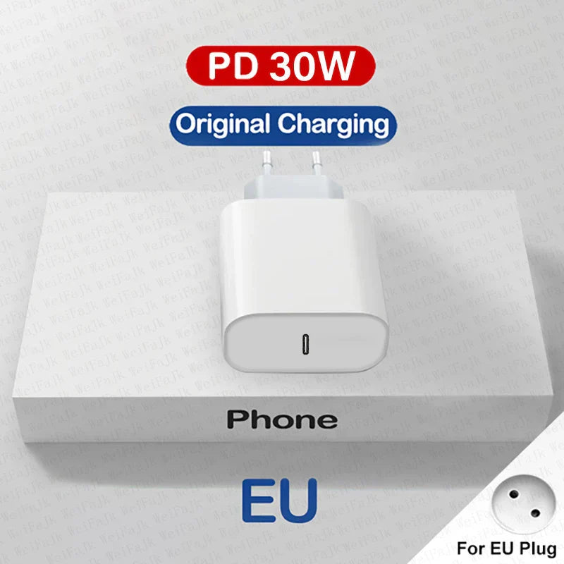 Chargeur sans fil magnétique Qi rapide 30W pour iPhone - Chargeur de téléphone Power Delivery PD