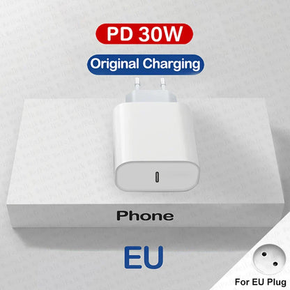 Chargeur sans fil magnétique Qi rapide 30W pour iPhone - Chargeur de téléphone Power Delivery PD