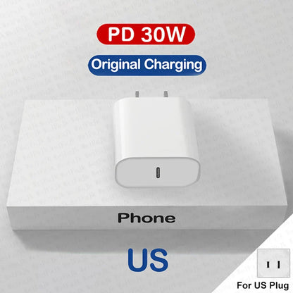 Chargeur sans fil magnétique Qi rapide 30W pour iPhone - Chargeur de téléphone Power Delivery PD