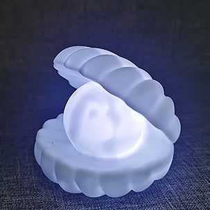 Lampe de nuit LED en forme de coquillage - Cadeau parfait pour les enfants et les filles