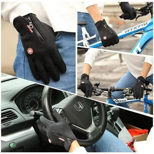TouchéChaud – Gants d'hiver à écran tactile chauds avec antidérapant