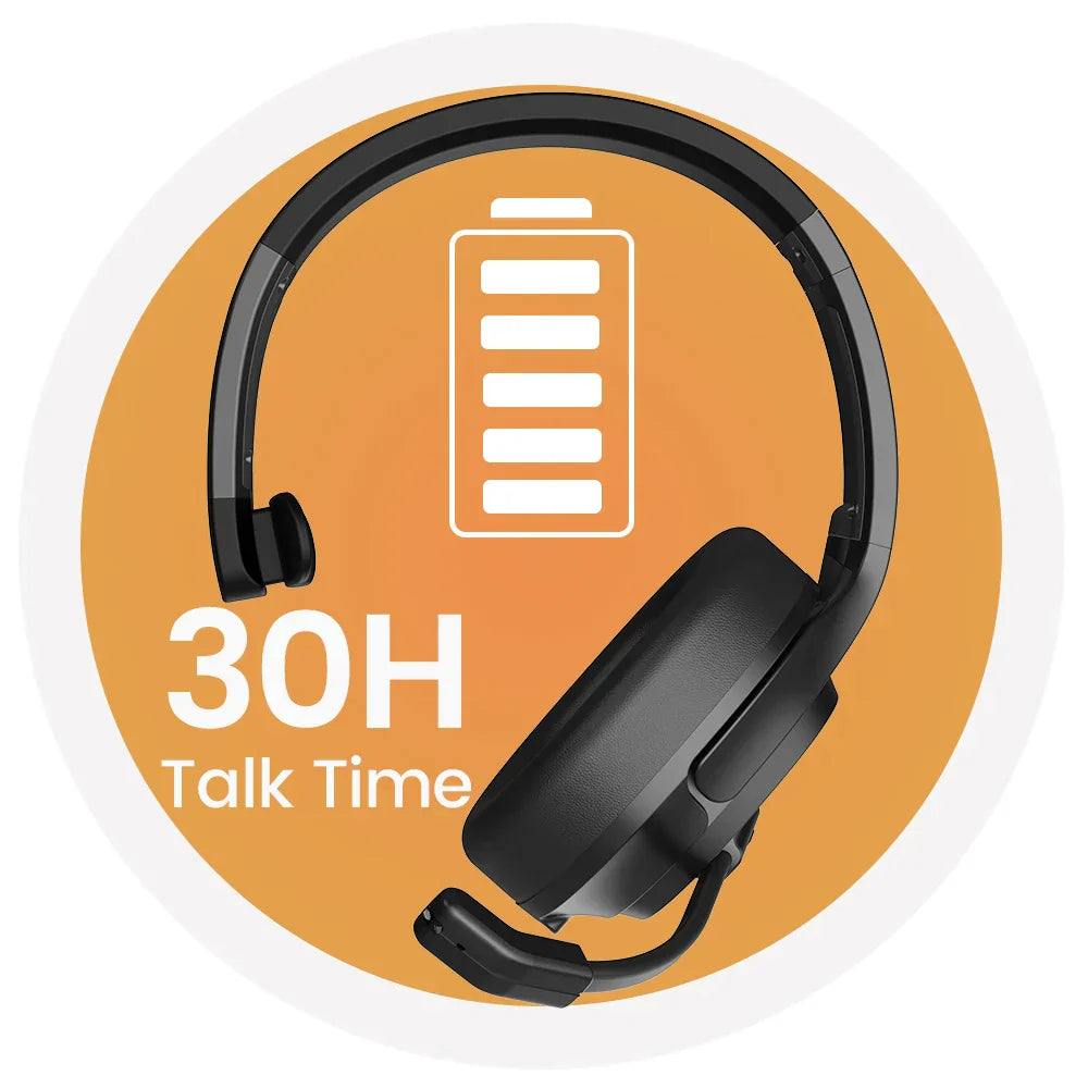 Casque EKSA sans fil Bluetooth 5.0 avec micro - ENC TWS réduction de bruit HiFi stéréo dynamique