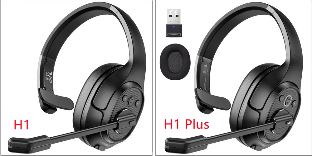 EKSA H1 Casque Gaming Bluetooth 5.0 Sans Fil Avec Micro - TWS Annulation de Bruit HiFi Stéréo Dynamique