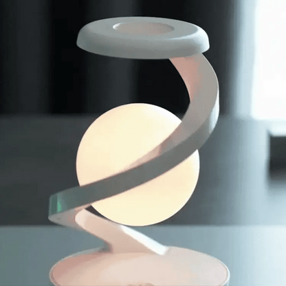 Floroux - Lampe de lune rotative avec chargement sans fil