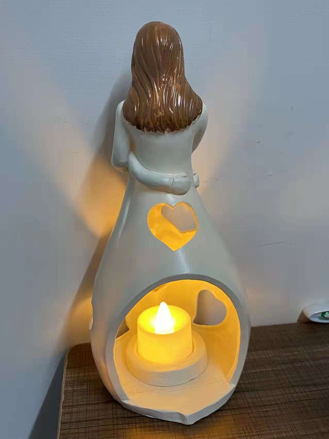 Floroux – Lampe de table romantique pour une atmosphère d'amour éternelle
