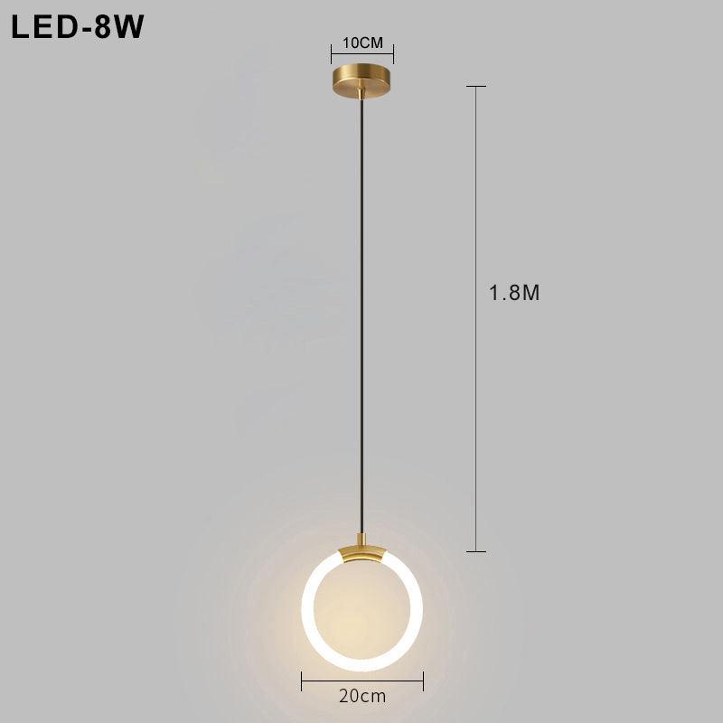 Élégant – Lampe pendant nordique au design simple