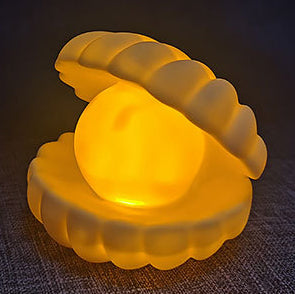 Lampe de nuit LED en forme de coquillage - Cadeau parfait pour les enfants et les filles