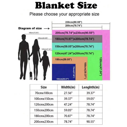 CozyChic - Luxe Flanel Couverture avec Bandes Larges